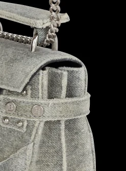 Best B-Buzz Mini 12 Faded Denim Women Mini Bags|Shoulder Bags