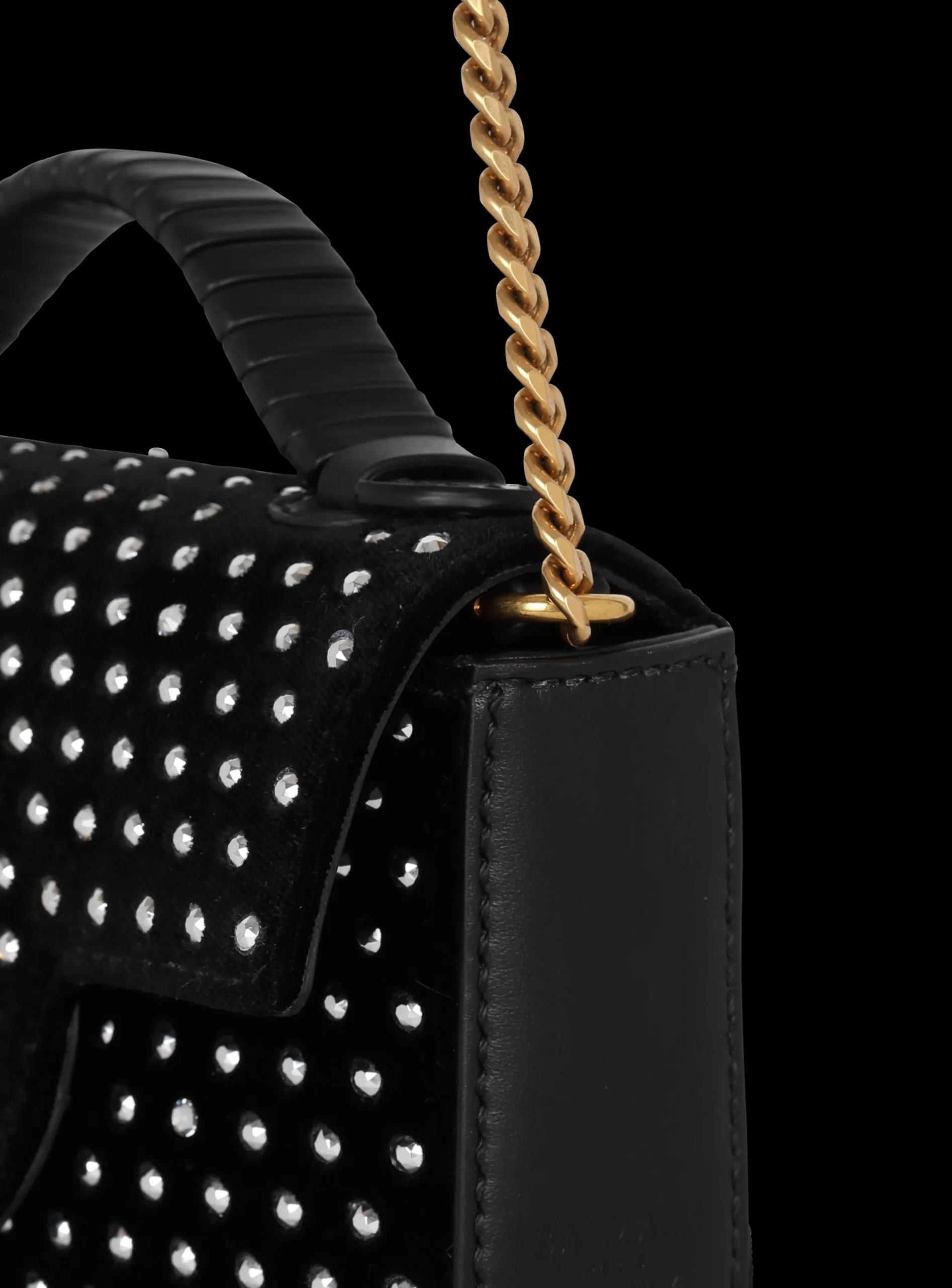 Fashion B-Buzz Mini Velvet And Crystal Bag Women Mini Bags|Shoulder Bags