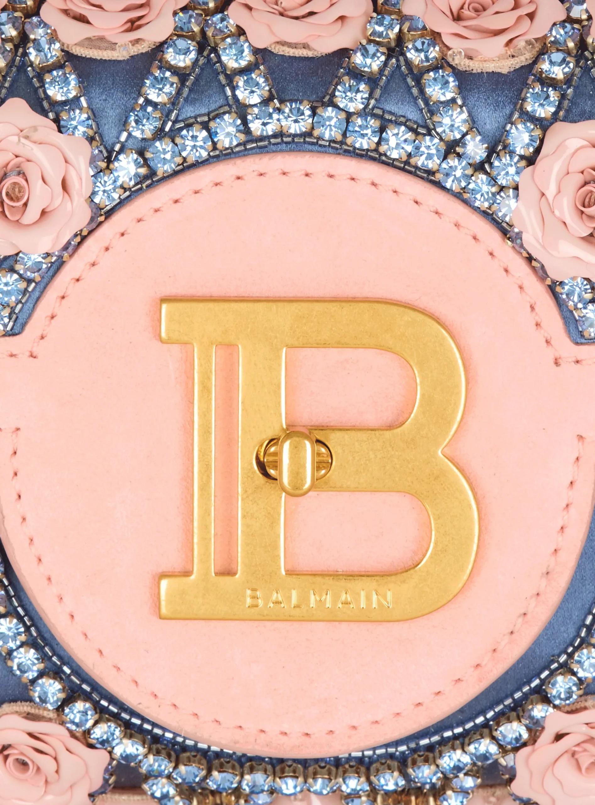 Sale B-Buzz Pouch 23 Embroidered With Grid And Roses Women Mini Bags|Shoulder Bags