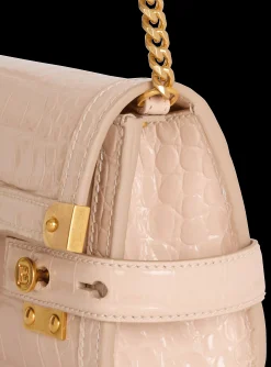 Cheap B-Buzz Pouch 23 In Crocodile-embossed Calfskin Bags