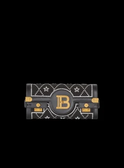 New B-Buzz Pouch 23 Satin And Crystals Clutch Women Mini Bags|Shoulder Bags