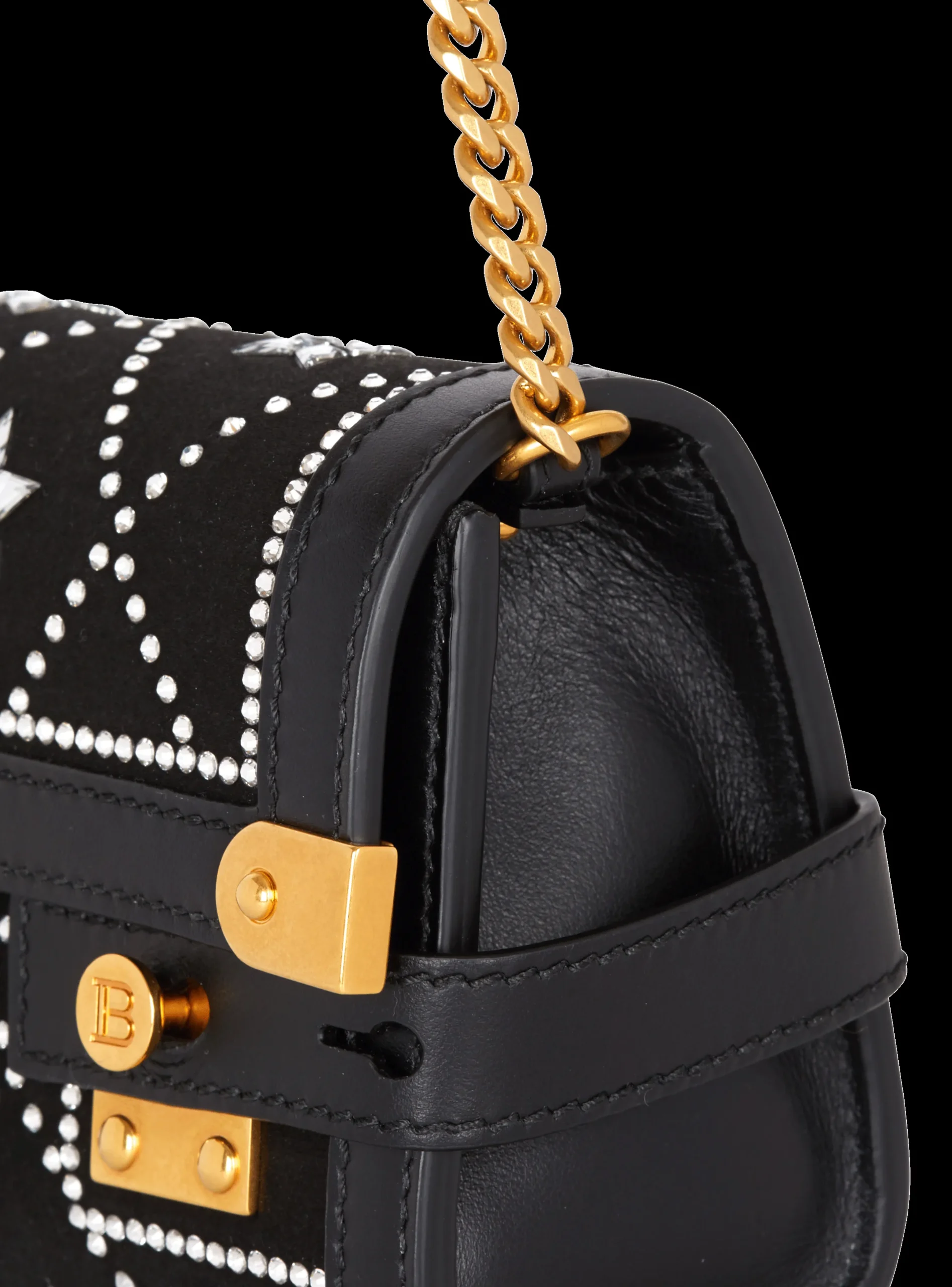 New B-Buzz Pouch 23 Satin And Crystals Clutch Women Mini Bags|Shoulder Bags
