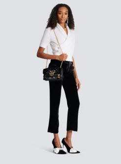 Shop B-Buzz Shoulder 24 Bag In Embroidered Velvet Women Shoulder Bags|Crossbody Bags