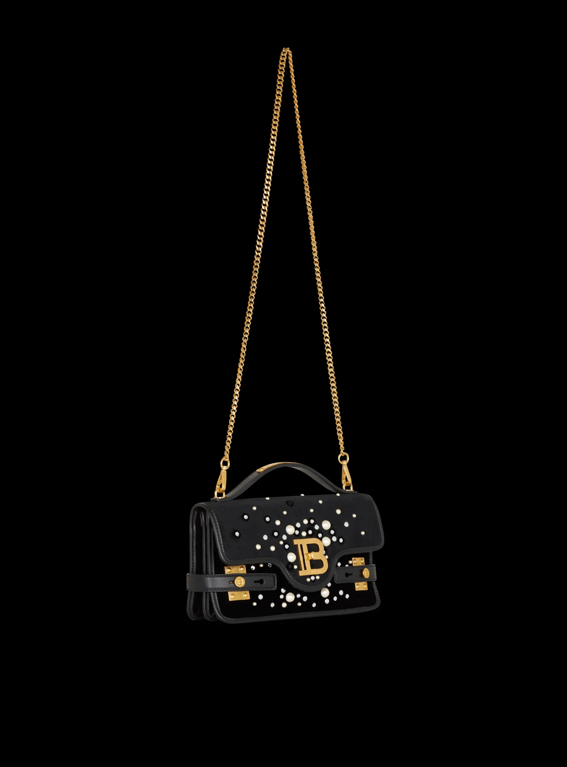 Shop B-Buzz Shoulder 24 Bag In Embroidered Velvet Women Shoulder Bags|Crossbody Bags