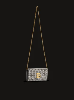New B-Buzz Wallet In Embossed Calfskin With A PB Labyrinth Monogram Women Small Leather Goods|Mini Bags
