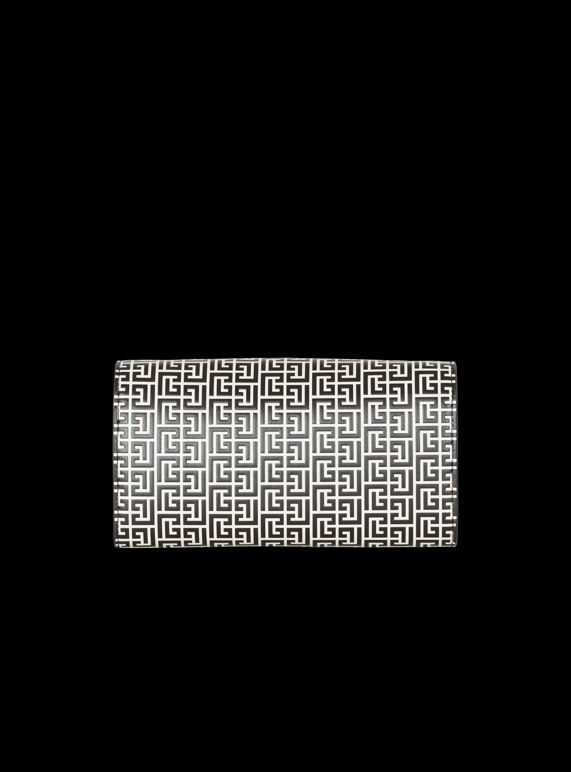 New B-Buzz Wallet In Embossed Calfskin With A PB Labyrinth Monogram Women Small Leather Goods|Mini Bags