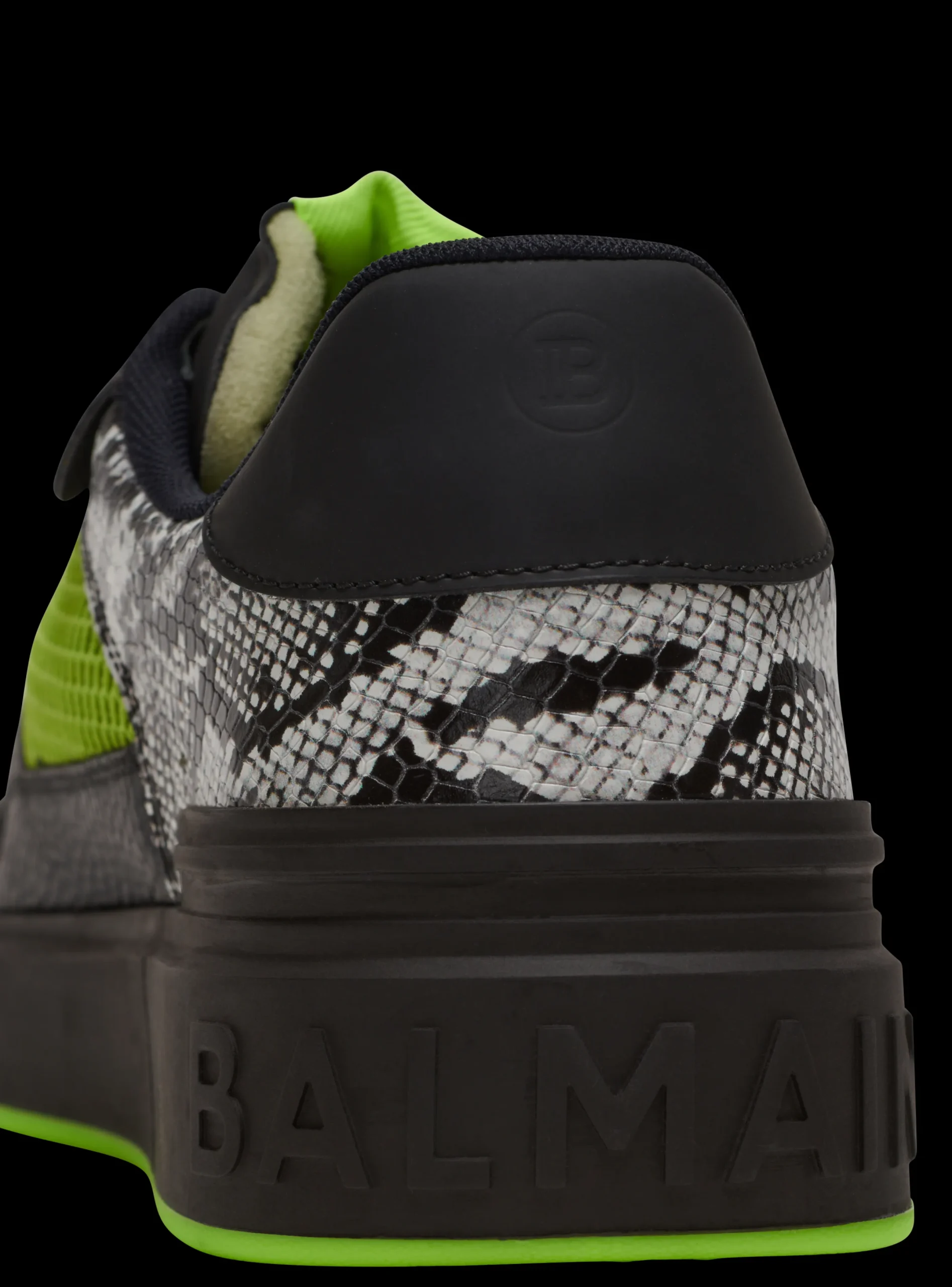 Flash Sale B-Court Flip Snakeskin-effect Leather And Mesh Trainers B-Court