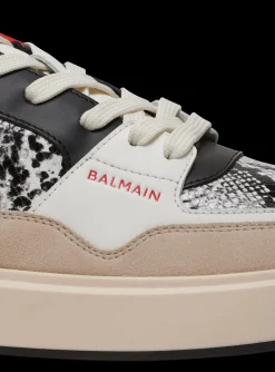 Online B-Court Flip Snakeskin-effect Leather And Suede Trainers B-Court