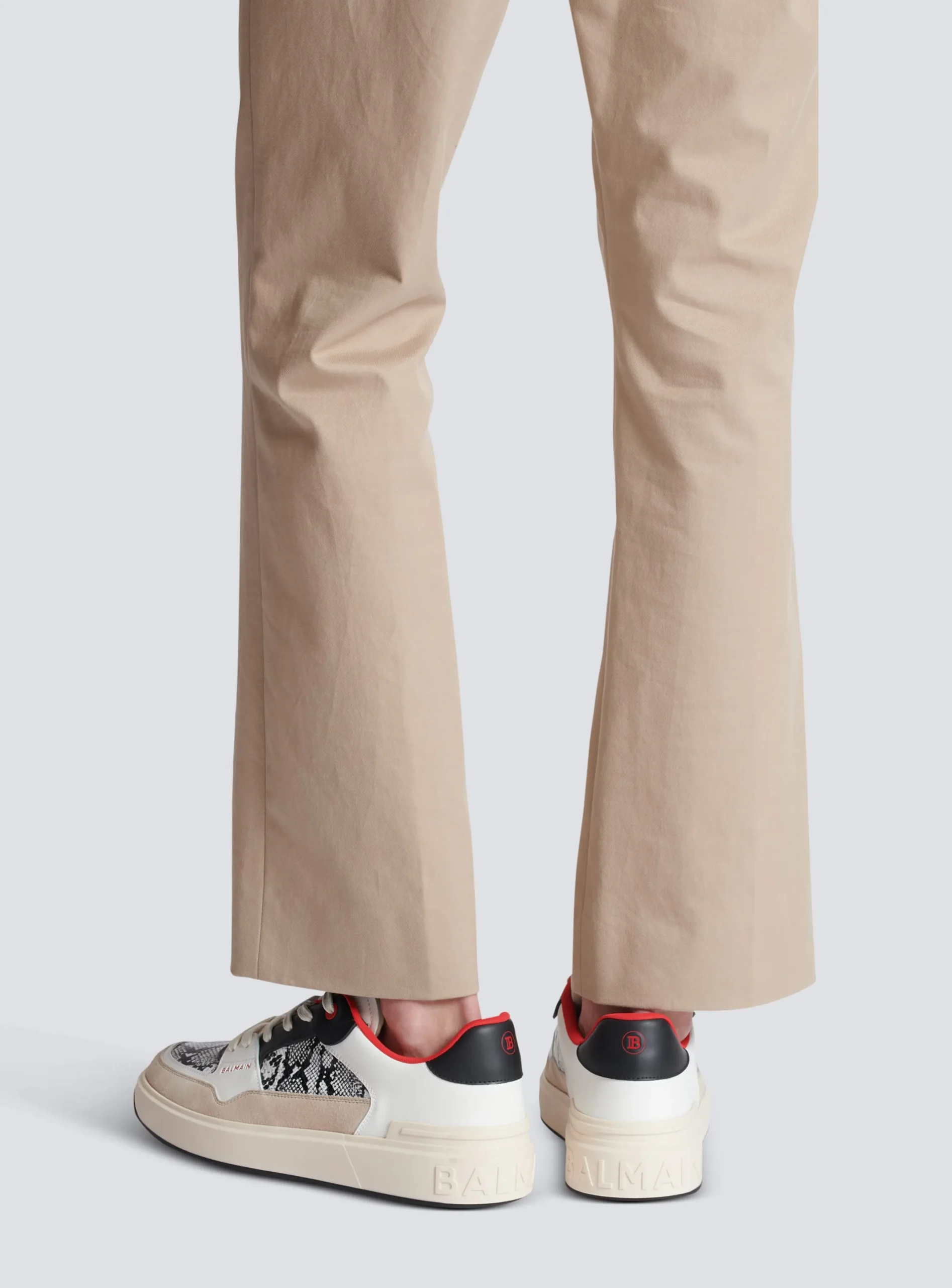 Online B-Court Flip Snakeskin-effect Leather And Suede Trainers B-Court