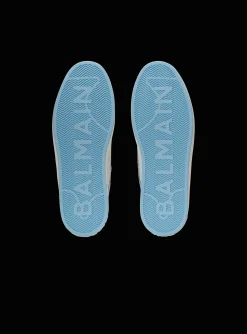 Hot B-Court Flip Trainers In Monogrammed PB Labyrinth Denim Men|Sneakers