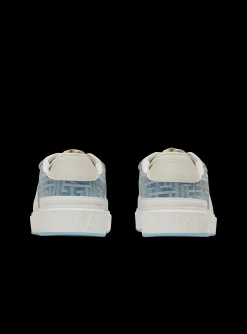 Hot B-Court Flip Trainers In Monogrammed PB Labyrinth Denim Men|Sneakers