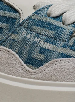Outlet B-Court Flip Trainers In Monogrammed PB Labyrinth Denim Women Women|Sneakers