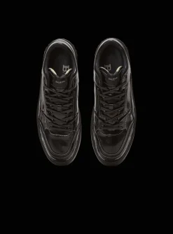 Best B-Court Mid Top Western Glazed Leather Trainers B-Court