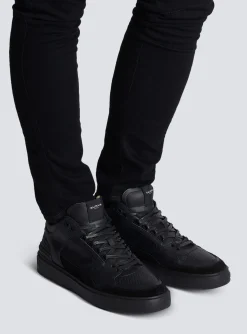 Discount B-Court Mid-top Leather Trainers B-Court