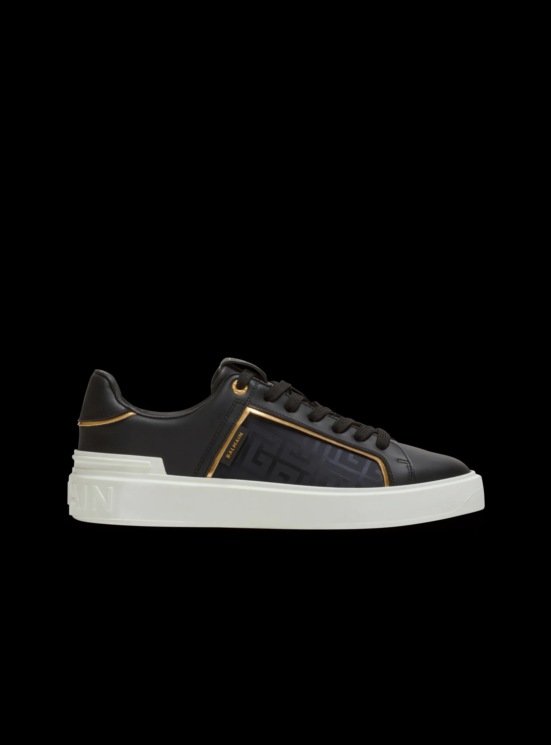 Clearance B-Court Monogrammed Nylon And Leather Trainers Women B-Court
