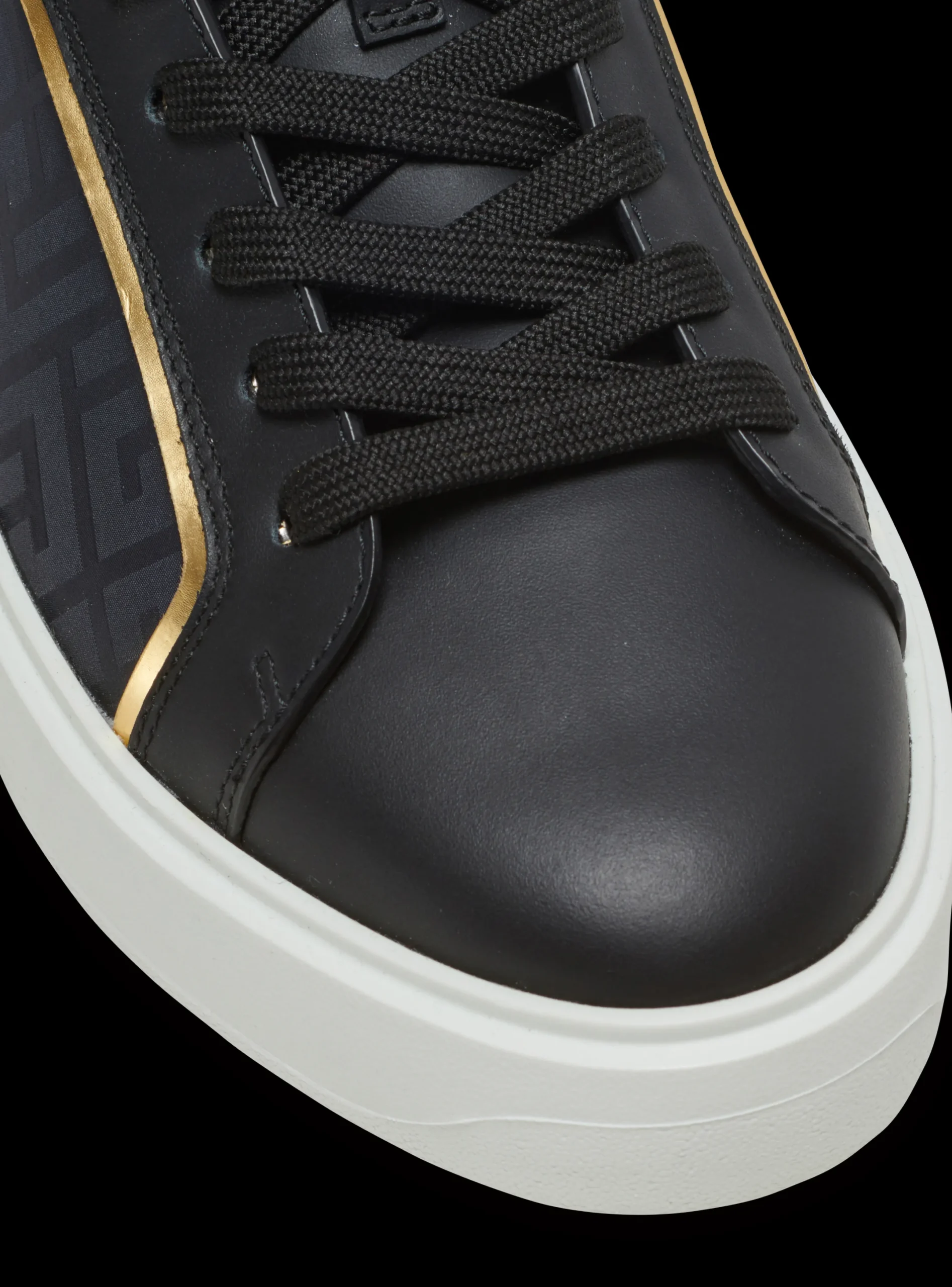Clearance B-Court Monogrammed Nylon And Leather Trainers Women B-Court