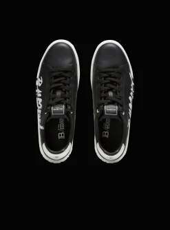 Fashion B-Court Printed Leather Trainers B-Court