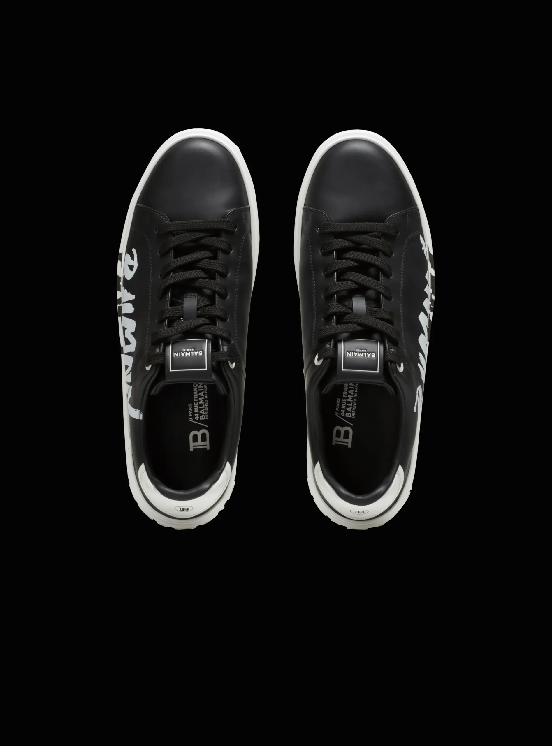 Fashion B-Court Printed Leather Trainers B-Court