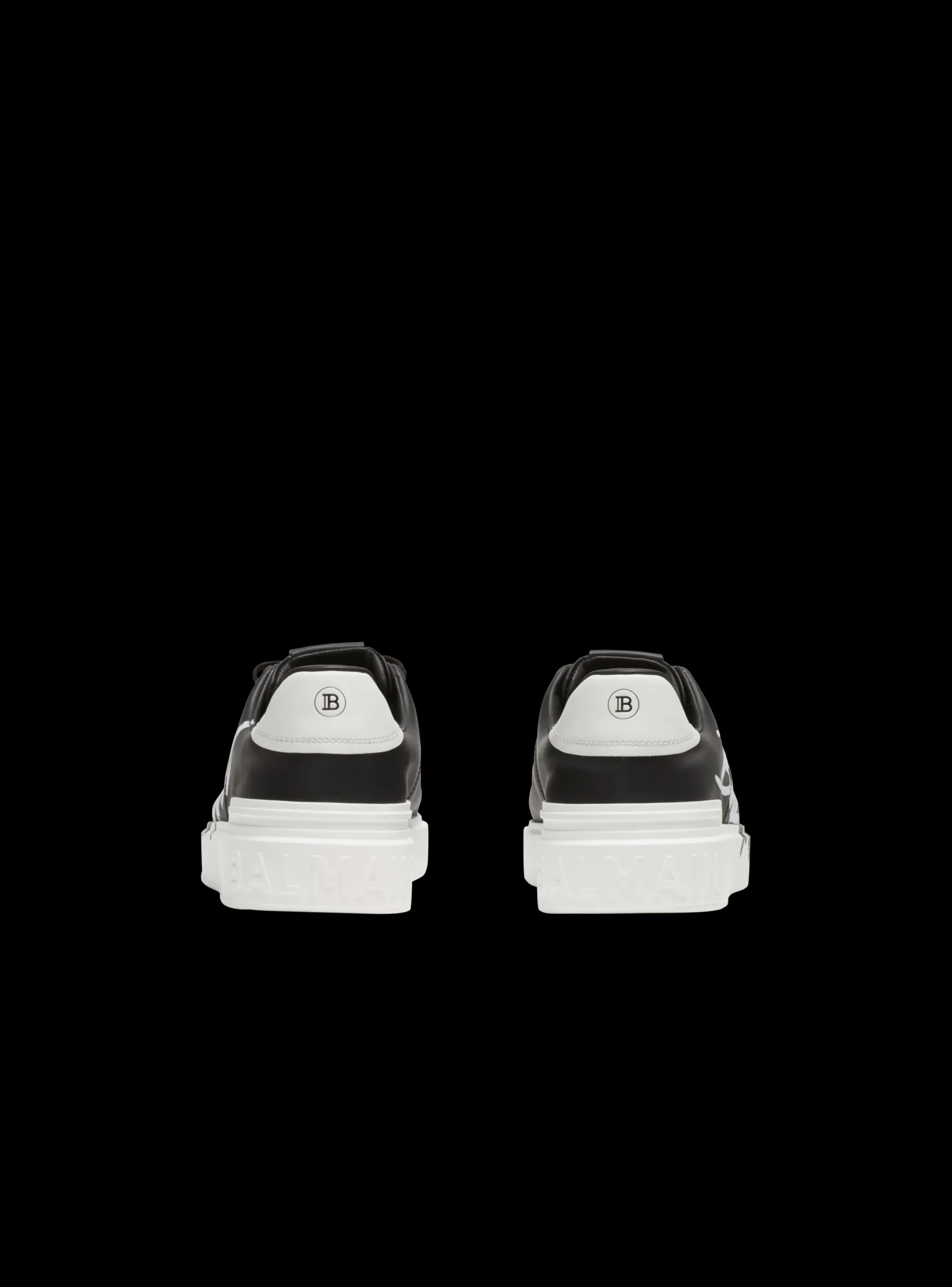 Fashion B-Court Printed Leather Trainers B-Court