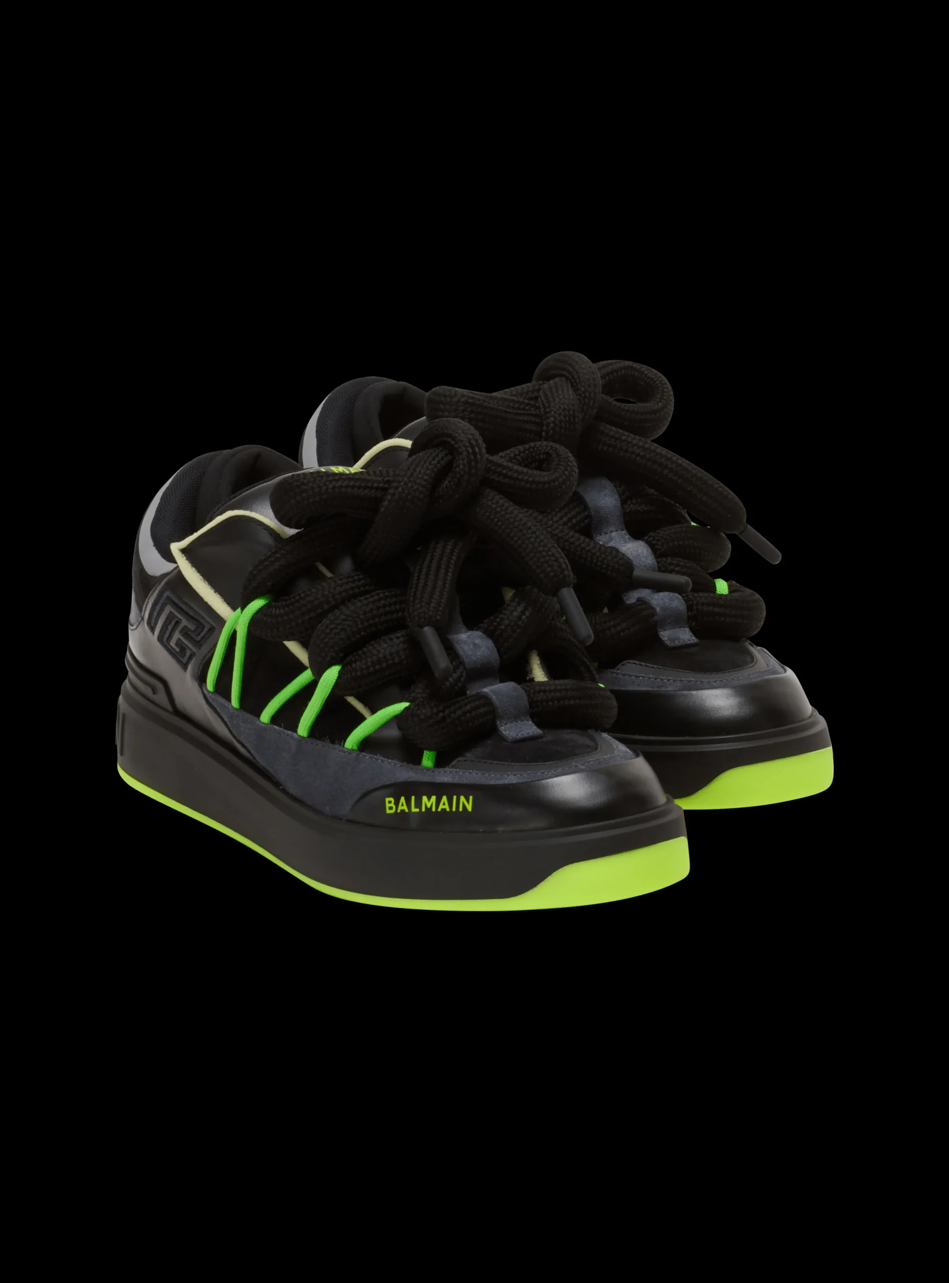 Discount B-Court Puffy Skate Trainers In Calfskin And Suede B-Court
