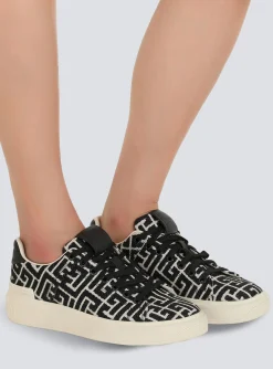 Shop B-Court Trainers With Jacquard Monogram Women B-Court