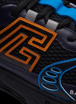 Best Sale B-East Trainers In Calfskin And Mesh Men|Sneakers