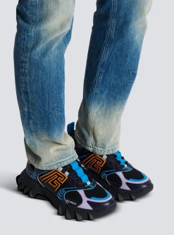 Best Sale B-East Trainers In Calfskin And Mesh Men|Sneakers