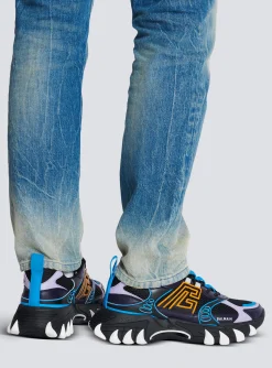 Best Sale B-East Trainers In Calfskin And Mesh Men|Sneakers