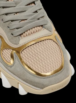 Outlet B-East Trainers In Leather, Suede And Mesh B-East