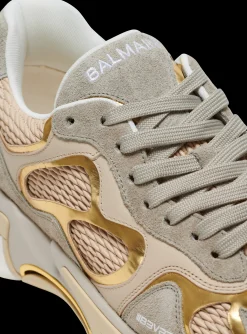 Outlet B-East Trainers In Leather, Suede And Mesh B-East