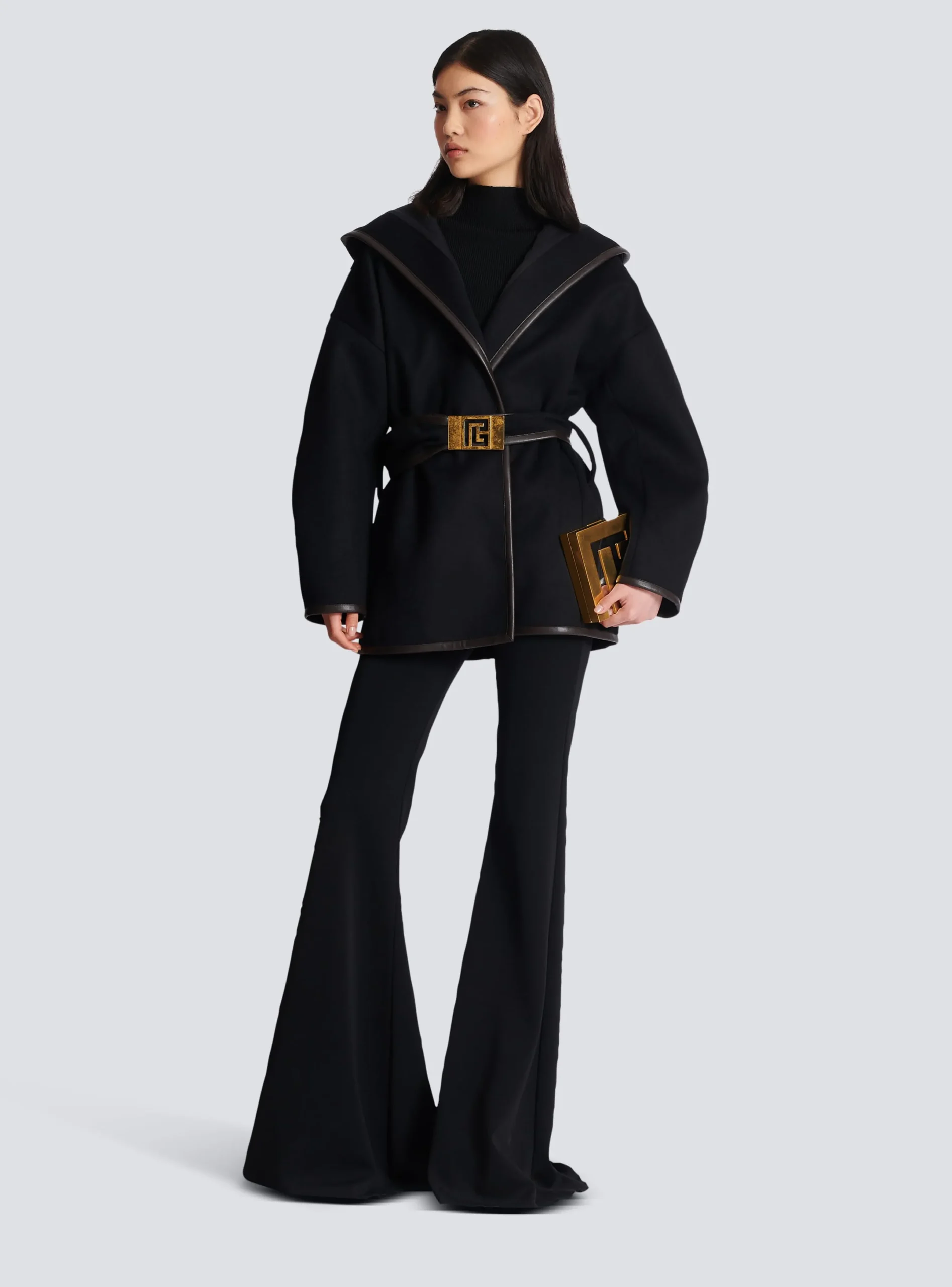 Shop Belted Wool Coat Women Outerwear