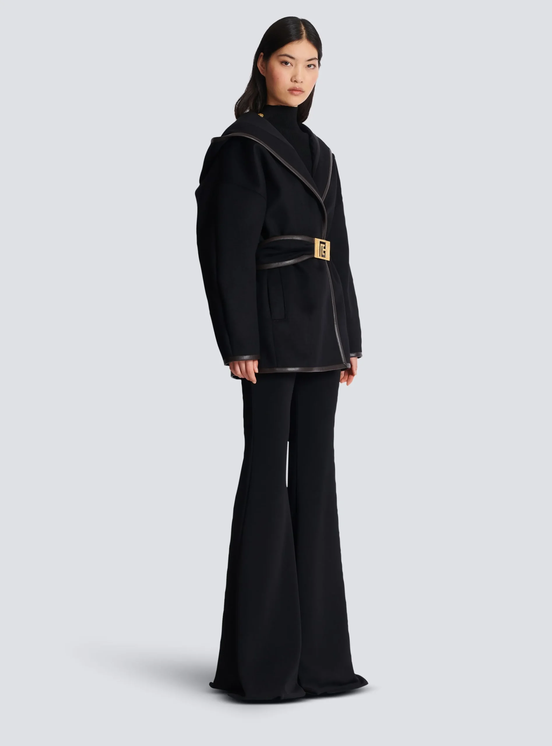 Shop Belted Wool Coat Women Outerwear