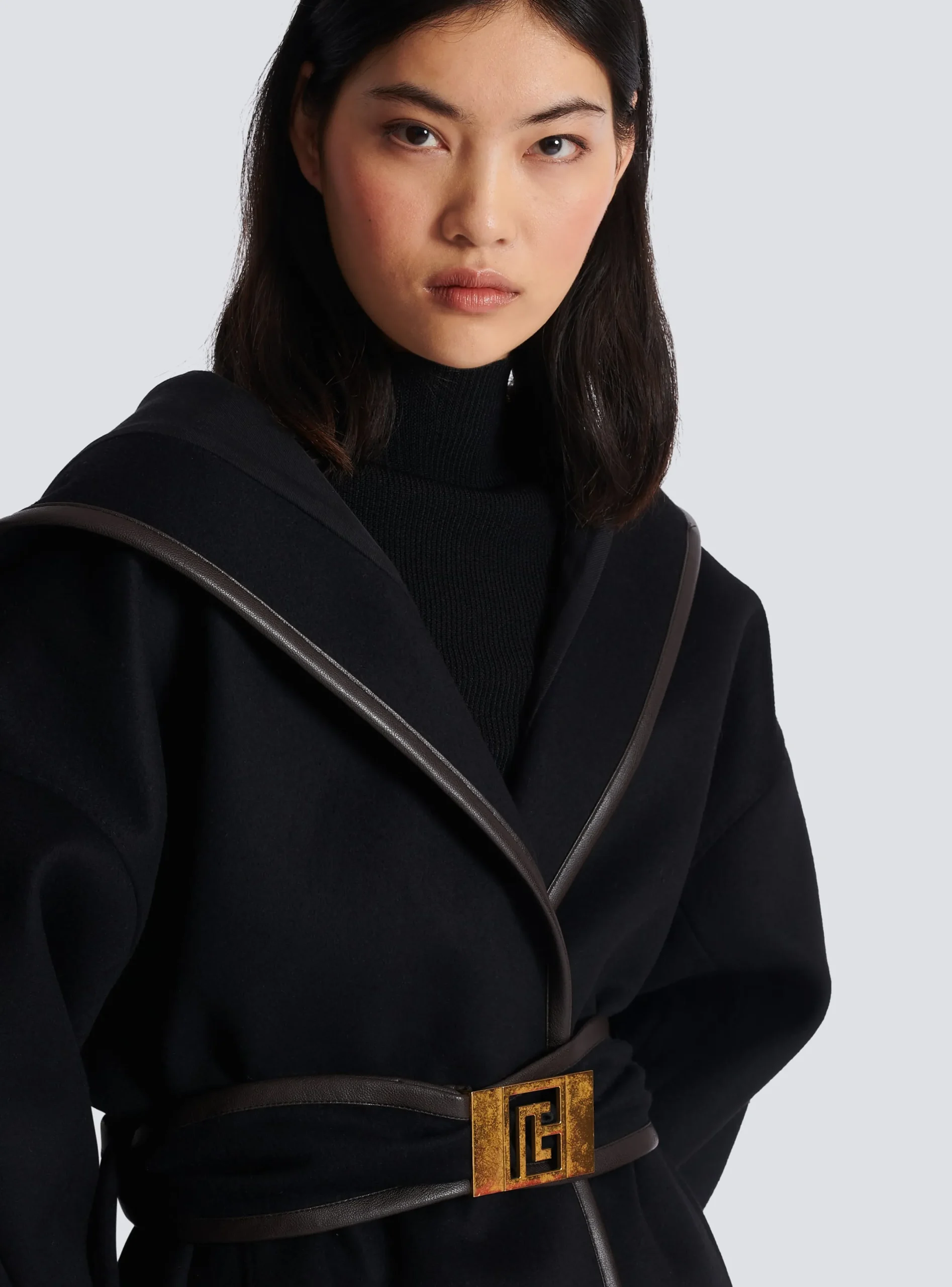 Shop Belted Wool Coat Women Outerwear