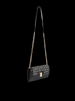 Shop Bicolor Jacquard 1945 Wallet With Chain Women Small Leather Goods|Bags