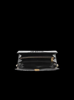 Shop Bicolor Jacquard 1945 Wallet With Chain Women Small Leather Goods|Bags