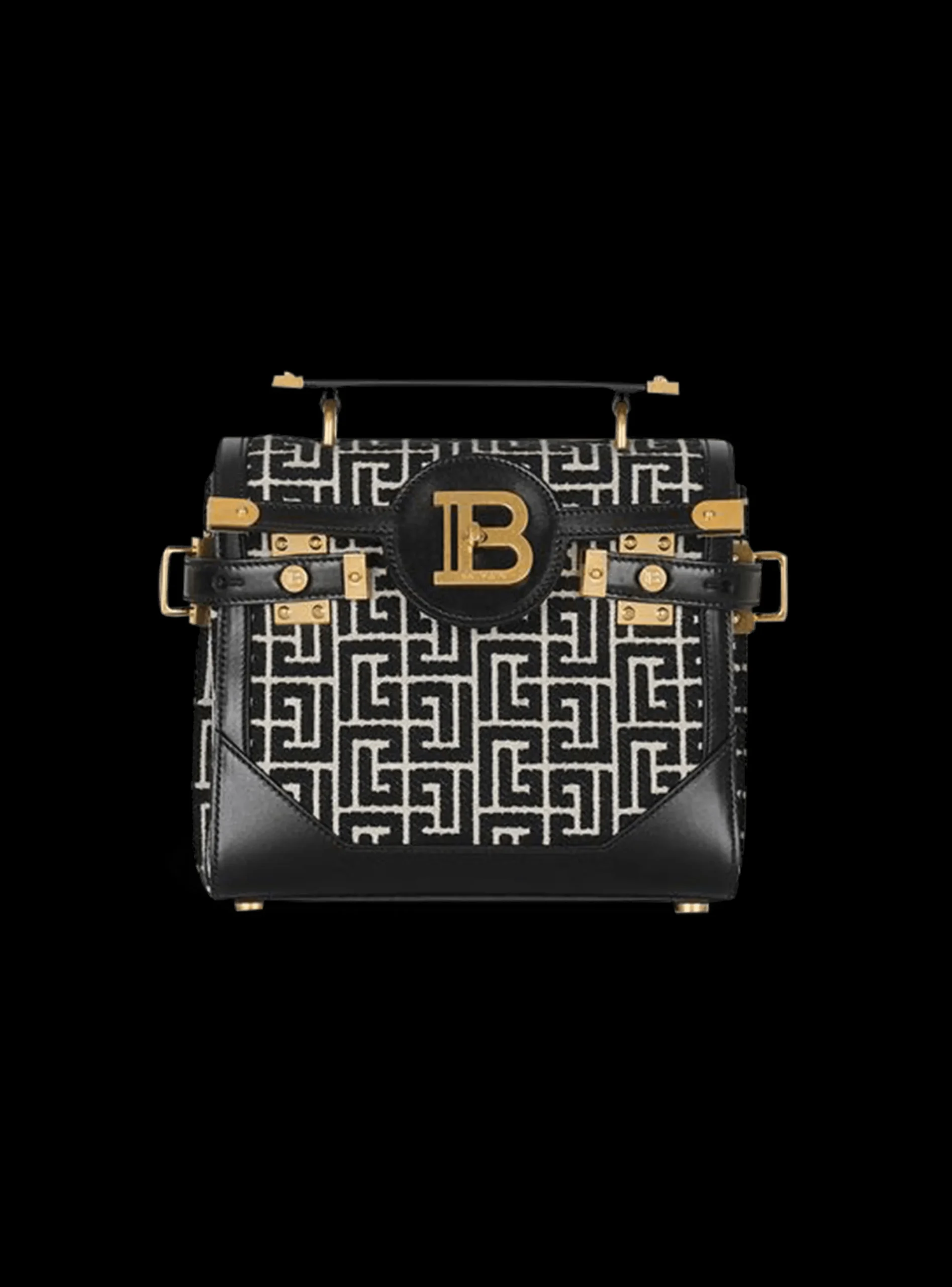 Best Sale Bicolor Jacquard B-Buzz 23 Bag With Leather Panel Women Shoulder Bags|Crossbody Bags