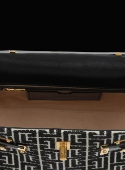 Best Sale Bicolor Jacquard B-Buzz 23 Bag With Leather Panel Women Shoulder Bags|Crossbody Bags