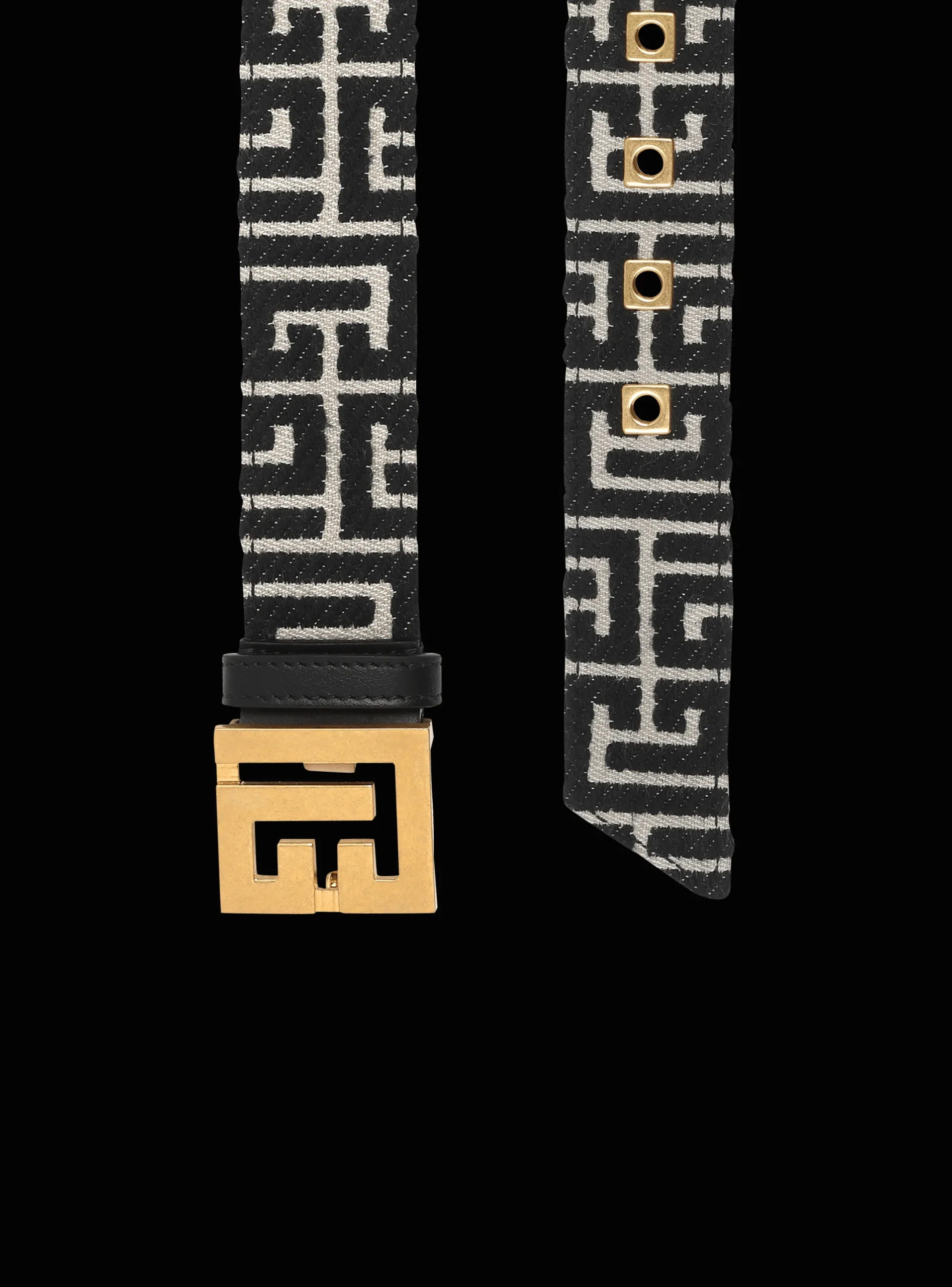 Fashion Bicolor Jacquard PB Belt Belt Women Belts