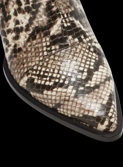 Discount Billy Snakeskin-effect Leather Ankle Boots Boots And Rangers