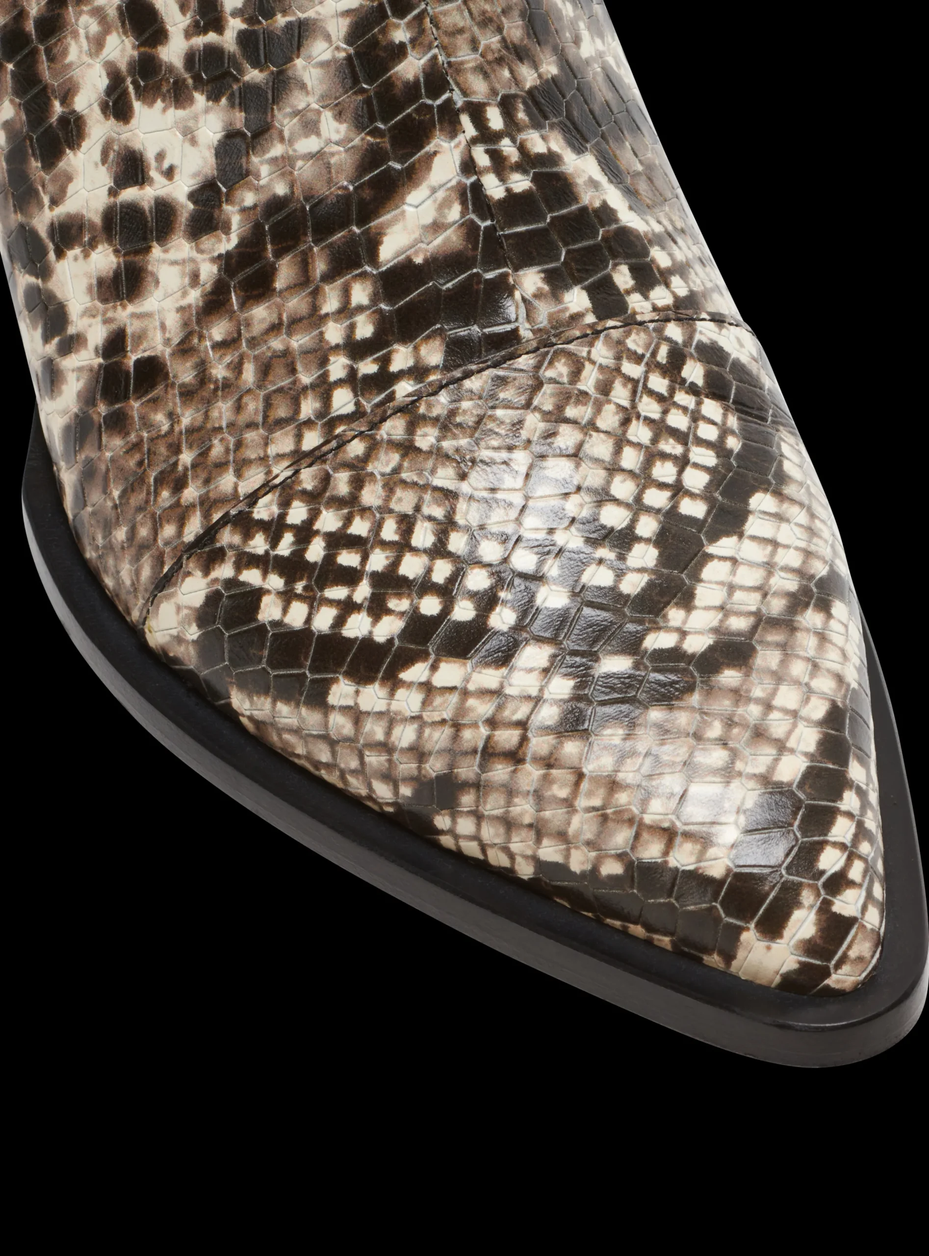 Discount Billy Snakeskin-effect Leather Ankle Boots Boots And Rangers