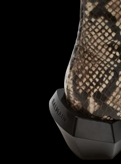 Discount Billy Snakeskin-effect Leather Ankle Boots Boots And Rangers