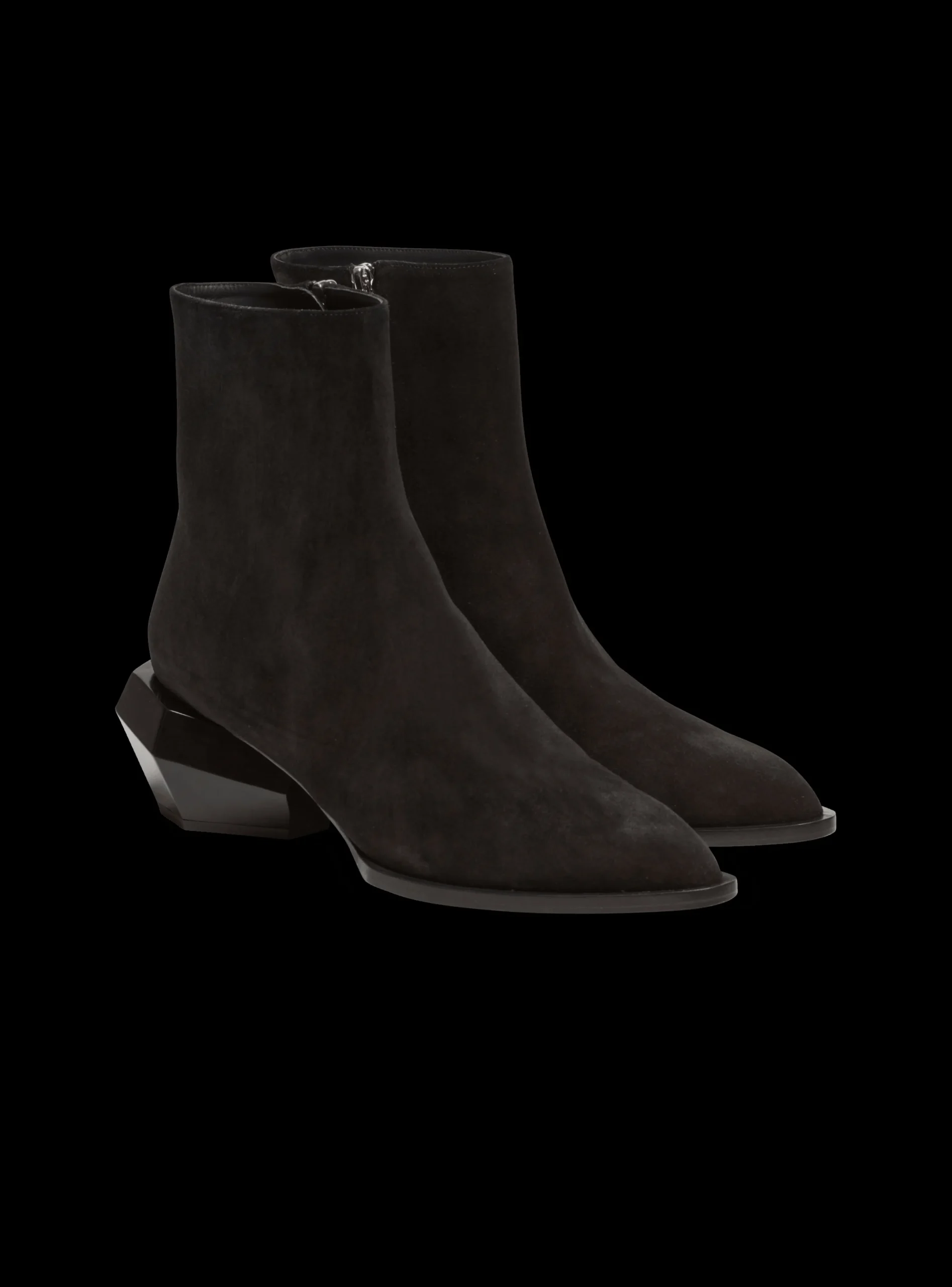 Best Sale Billy Suede Ankle Boots With Diamond Heel Boots And Rangers