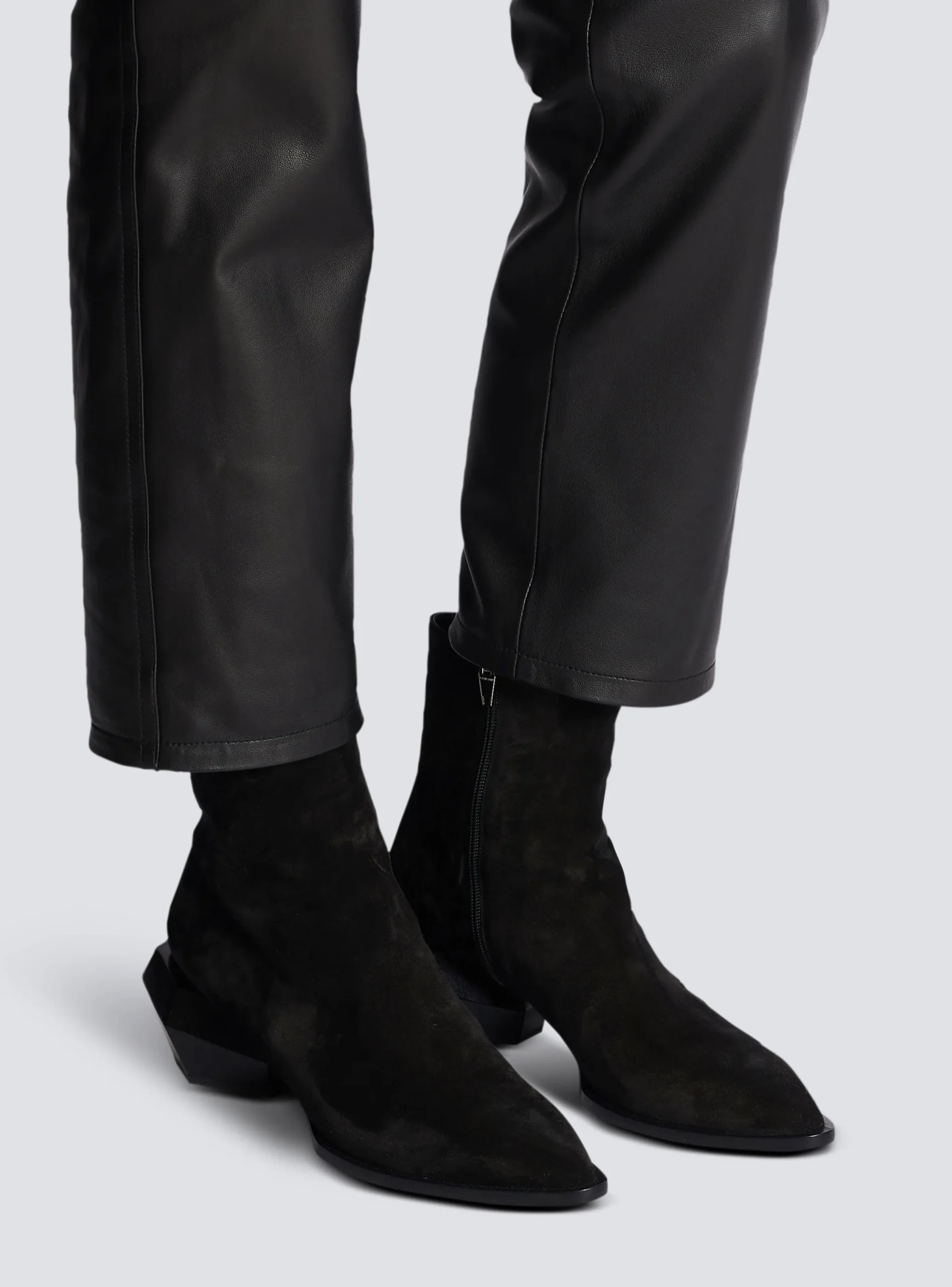 Best Sale Billy Suede Ankle Boots With Diamond Heel Boots And Rangers