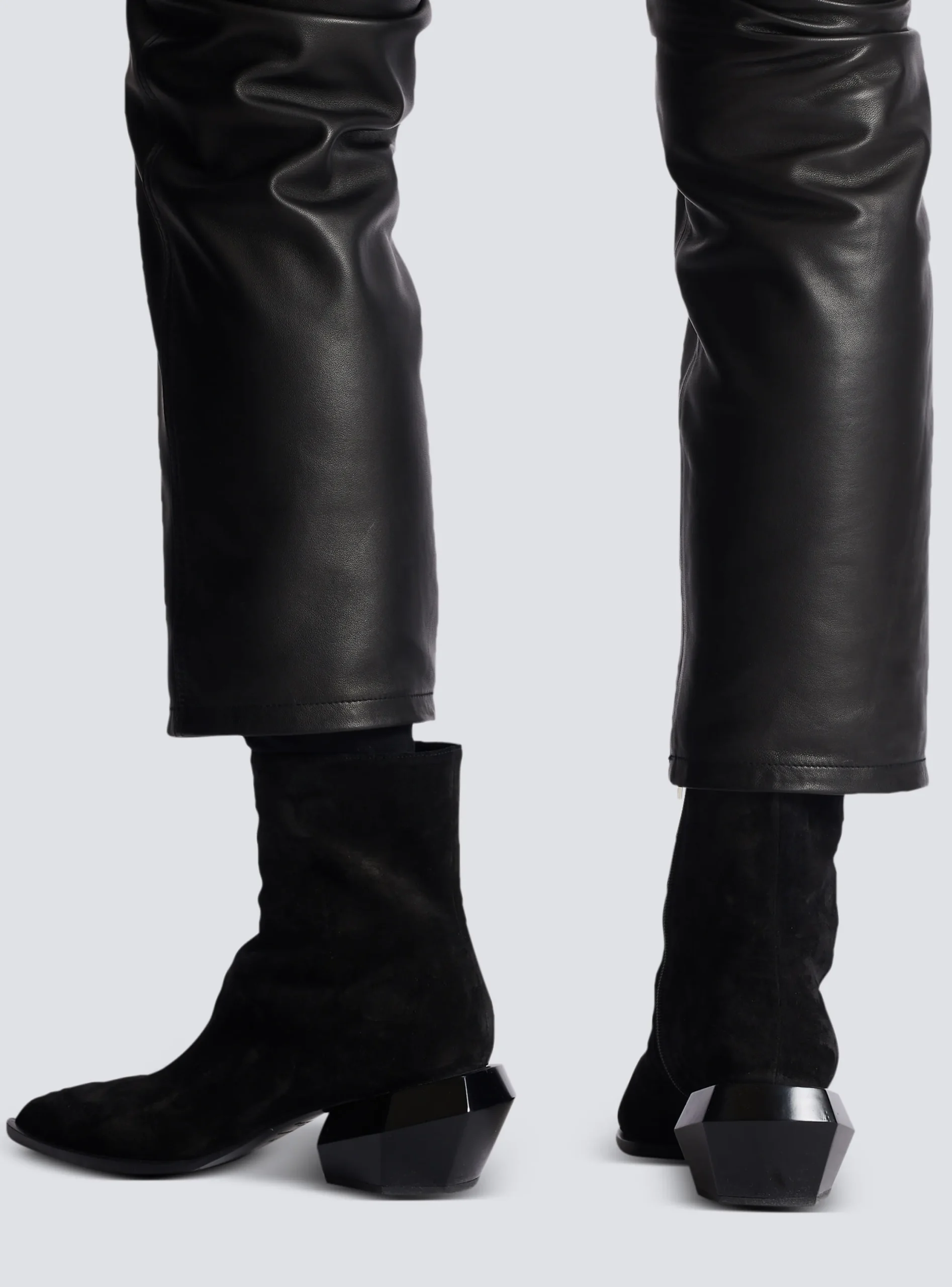 Best Sale Billy Suede Ankle Boots With Diamond Heel Boots And Rangers