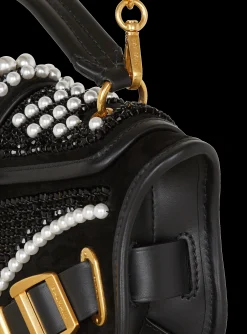 Shop Blaze Pouch Bag In Beaded Leather Women Mini Bags|Shoulder Bags
