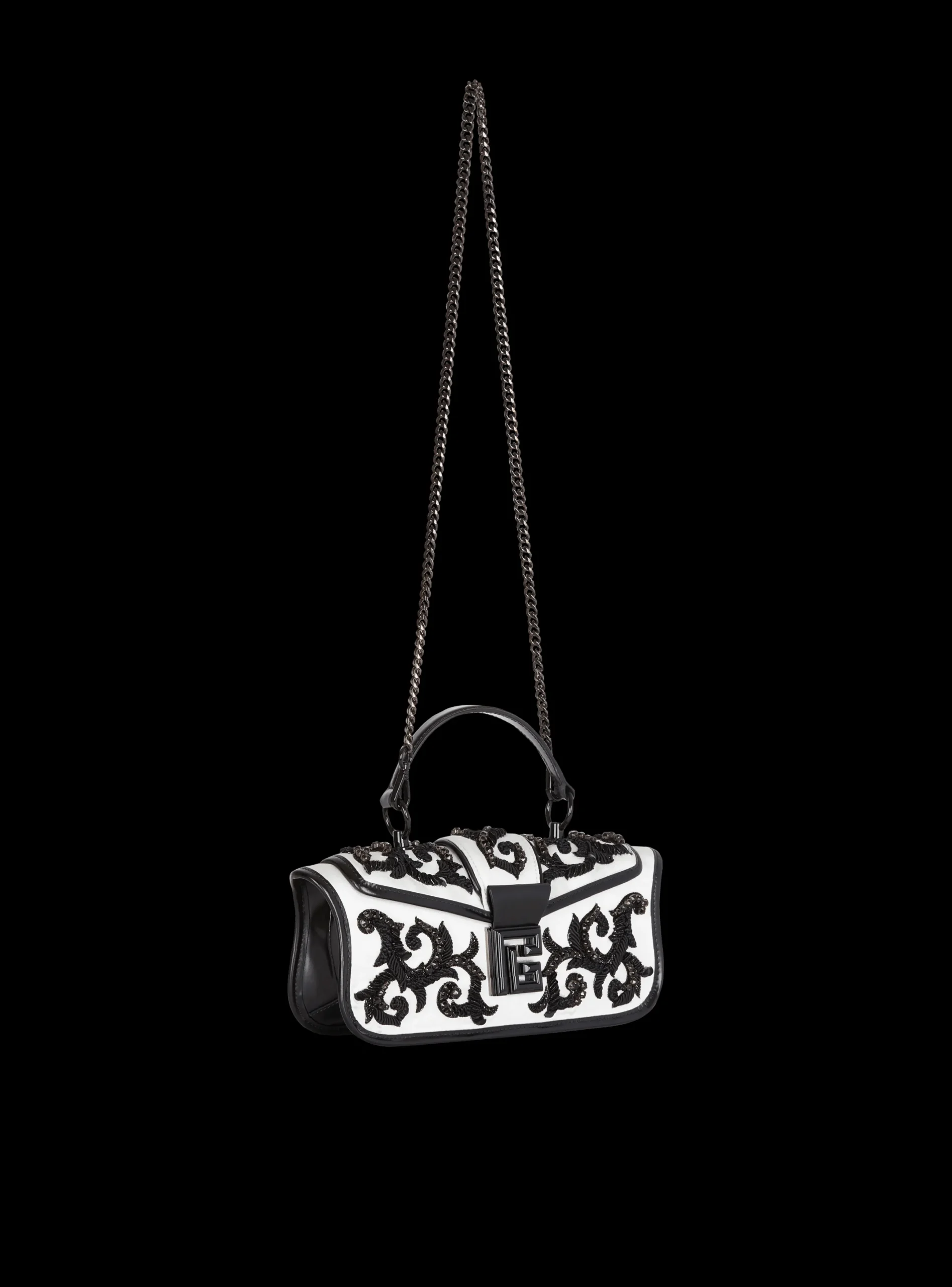 Best Blaze Pouch Satin Bag With Baroque Embroidery Women Mini Bags|Shoulder Bags