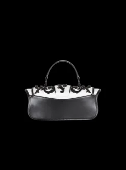 Best Blaze Pouch Satin Bag With Baroque Embroidery Women Mini Bags|Shoulder Bags
