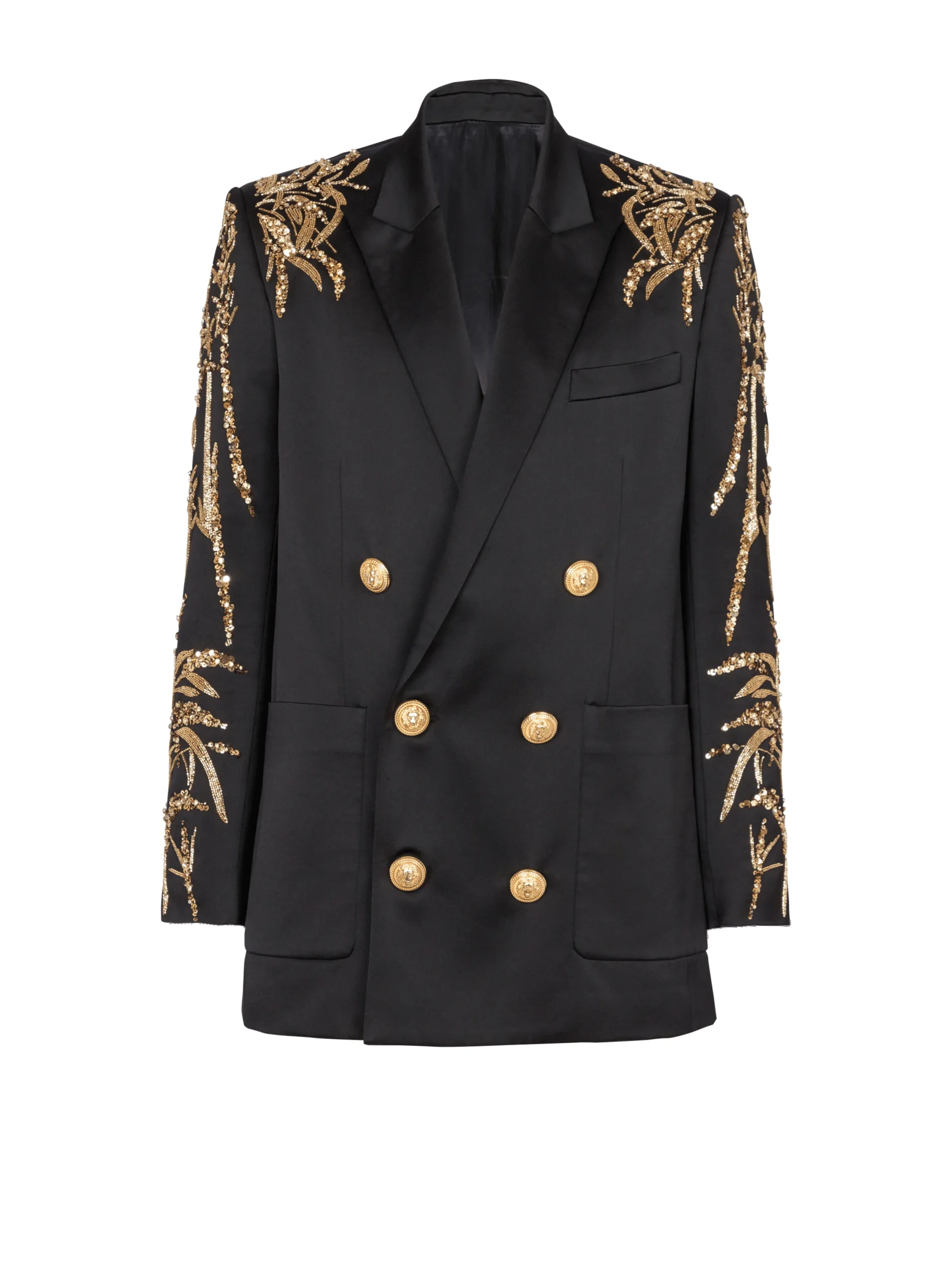 Flash Sale Blazer With Embroidered Bamboo Sleeves Jackets And Blazers