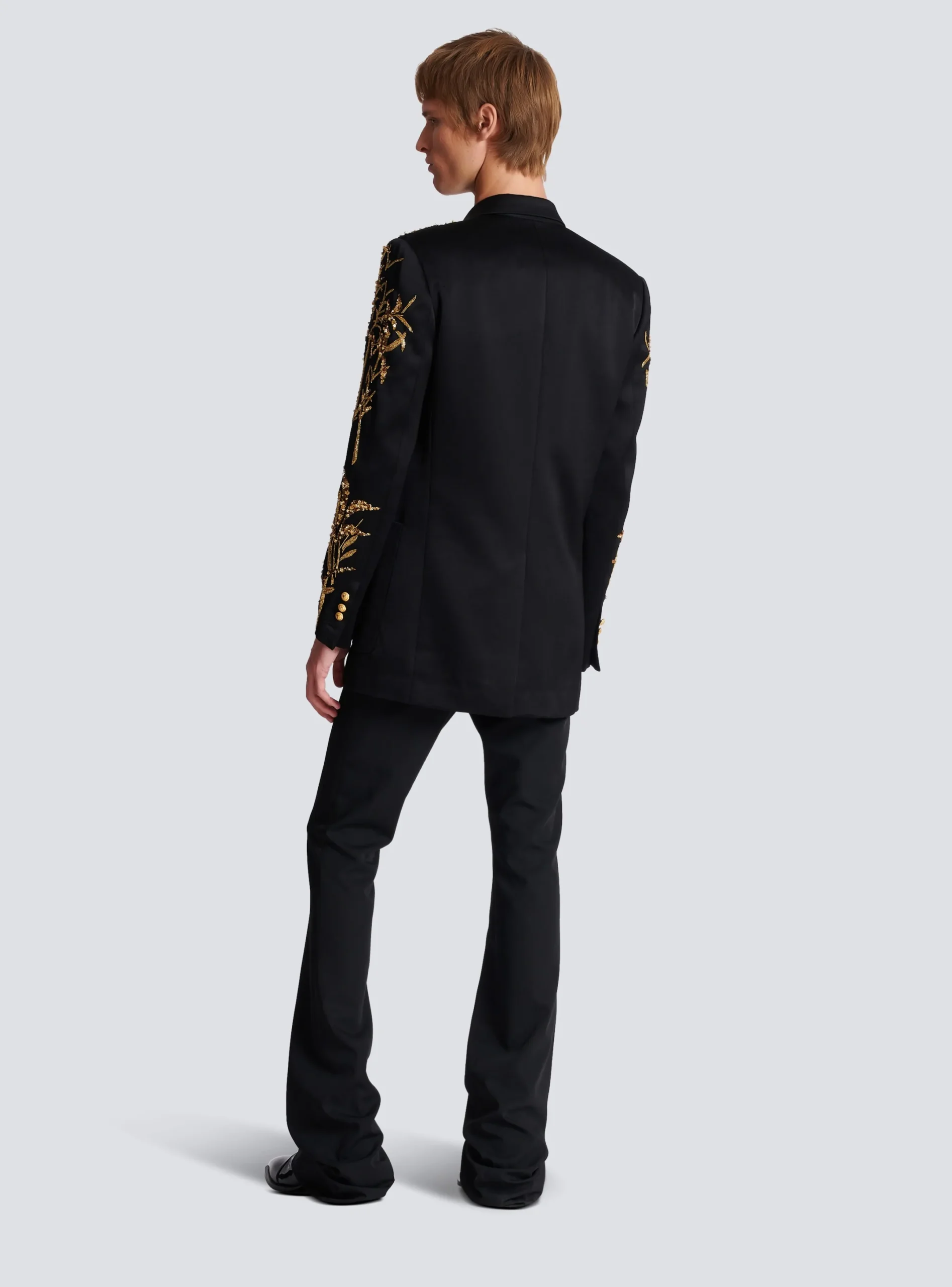 Flash Sale Blazer With Embroidered Bamboo Sleeves Jackets And Blazers