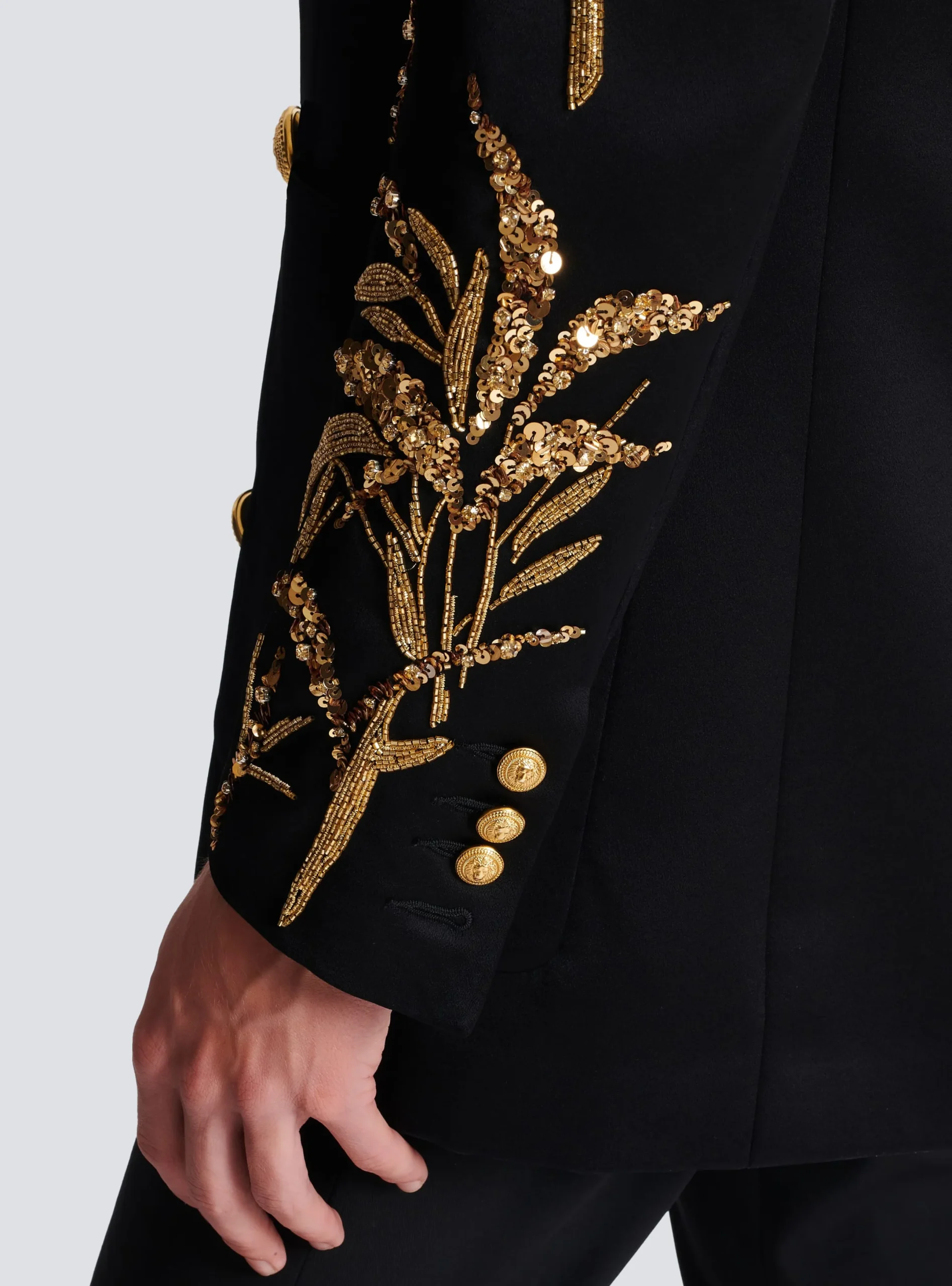 Flash Sale Blazer With Embroidered Bamboo Sleeves Jackets And Blazers